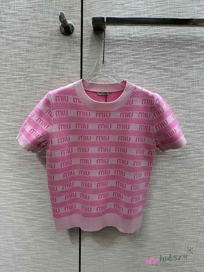 Miumiu pink croptop - 1