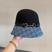 Gucci black + denim hat  - 6