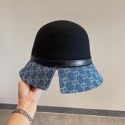 Gucci black + denim hat  - 5