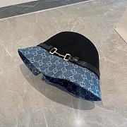 Gucci black + denim hat  - 3