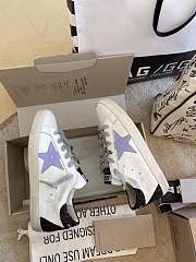 Golden Goose GGDB Star Black/ Purple Shoes - 5