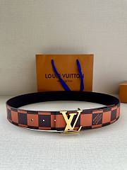 Louis Vuitton damier 4cm belt ( 5 colors) - 4