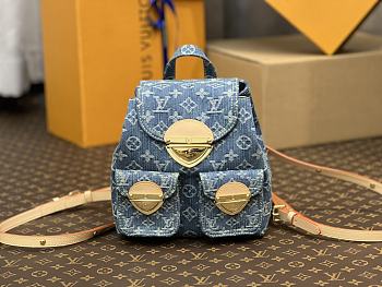 Louis Vuitton denim backpack 