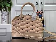 Louis Vuitton Alma BB studs beige lambskin bag M83019 - 3