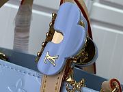 Louis Vuitton Blue Monogram Reade PM Bag - 3