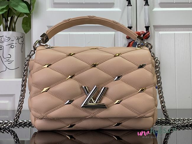 Louis Vuitton M24151 GO-14 MM beige leather bag  - 1