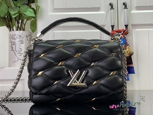 Louis Vuitton Black Monogram Vernis PM Bag - 1