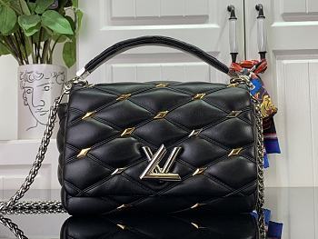 Louis Vuitton Black Monogram Vernis PM Bag