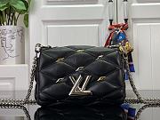 Louis Vuitton M82752 Pico GO-14 black leather bag - 1