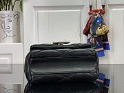 Louis Vuitton M82752 Pico GO-14 black leather bag - 4