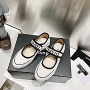 Chanel white canvas shoes  - 1