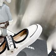 Chanel white canvas shoes  - 5