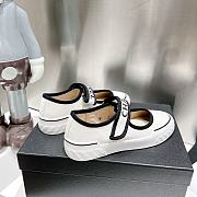 Chanel white canvas shoes  - 4