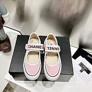 Chanel pink canvas shoes  - 6