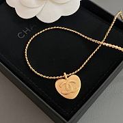 Chanel heart necklace  - 3