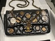 Chanel CF coin lambskin leather bag  - 1