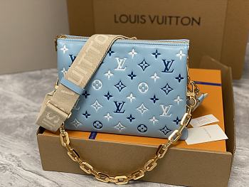 Louis Vuitton Coussin Tricolor Blue PM Bag