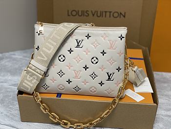 Louis Vuitton Coussin Tricolor White PM Bag