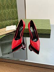 Gucci red leather high heels  - 6