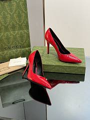 Gucci red leather high heels  - 4