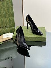 Gucci black leather high heels - 4