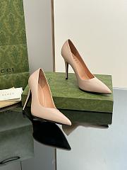 Gucci beige leather high heels - 5