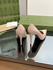 Gucci beige leather high heels - 4