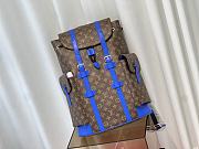 Louis Vuitton M46814 New Christopher MM blue backpack - 3