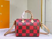 Louis Vuitton Speedy 25 Bandoulière Damier Pop Red Bag - 3