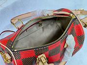 Louis Vuitton Speedy 25 Bandoulière Damier Pop Red Bag - 5