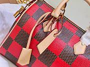 Louis Vuitton Speedy 25 Bandoulière Damier Pop Red Bag - 6