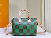 Louis Vuitton Speedy 25 Bandoulière Damier Pop Green Bag - 2