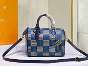 Louis Vuitton Speedy 25 Bandoulière Damier Pop Blue Bag - 6