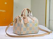 Louis Vuitton Speedy 25 Bandoulière Damier Pop Cream Bag - 5