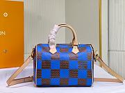 Louis Vuitton Speedy 25 Bandoulière Damier Pop Dark Blue Bag - 5