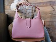 Gucci Aphrodite medium pink leather shoulder bag - 6