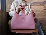 Gucci Aphrodite medium pink leather shoulder bag - 2