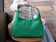 Gucci Aphrodite medium green leather shoulder bag - 6