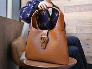 Gucci Aphrodite medium brown leather shoulder bag - 5