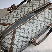 GUCCI Interlocking G Duffle Brown Bag - 2