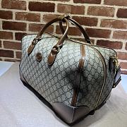 GUCCI Interlocking G Duffle Brown Bag - 5