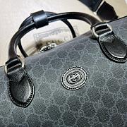 GUCCI Interlocking G Duffle Black Bag - 4