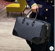 GUCCI Interlocking G Duffle Black Bag - 2