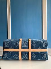 Louis Vuitton M24215 Denim LV Keepall 50 Bag - 2