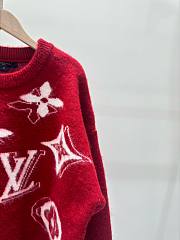 Louis Vuitton red knit sweater  - 6