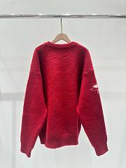 Louis Vuitton red knit sweater  - 2