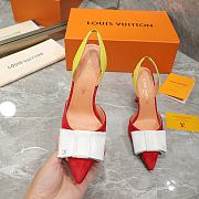 Louis Vuitton Colorful Blossom Slingback High Heels 9.5cm - 4