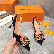 Louis Vuitton Blossom Slingback High Heels 9.5cm - 3