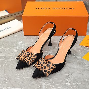 Louis Vuitton Blossom Slingback High Heels 9.5cm