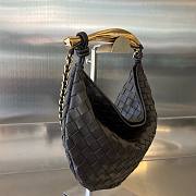 Bottega Veneta Sardine chain coffee  leather shoulder bag - 4